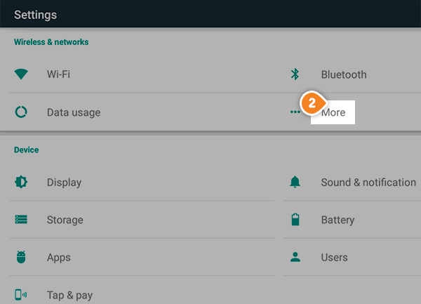 How to set up L2TP on Android Lollipop: Step 2