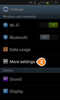 How to set up PPTP on Android KitKat: Step 2