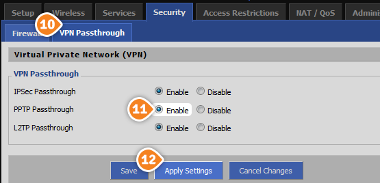 How to set up PPTP VPN on DD-WRT Routers with script: Step 4