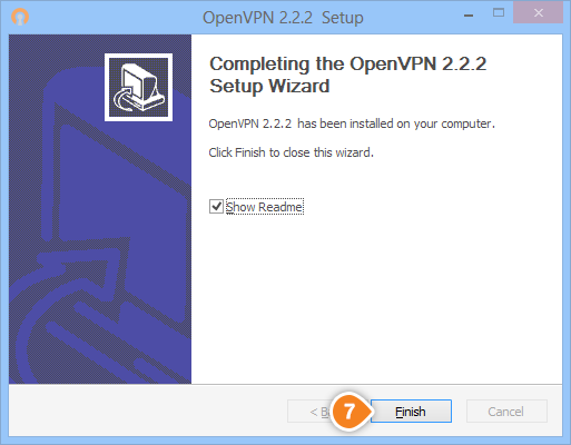 How to set up OpenVPN on Windows 10: Step 7