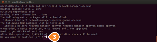 How to set up OpenVPN on Ubuntu: Step 3