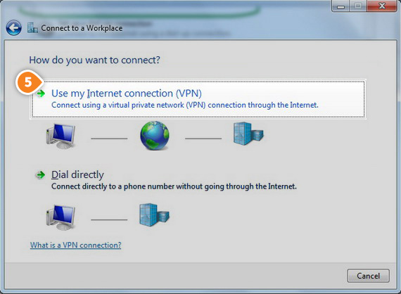 How to set up SSTP on Windows 7: Step 4